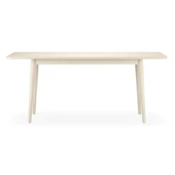 Table Miss Holly 175x100 cm, Bouleau huilé blanc