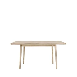 Table Miss Holly 235x82 cm, chêne huilé blanc