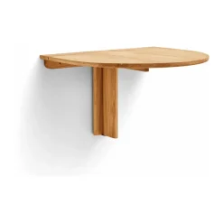 Table murale Trefoil, Chêne