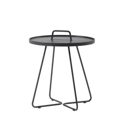 Table On the Move Ø44 cm, Black