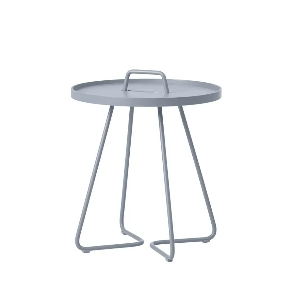 Table On the Move Ø44 cm, Light grey