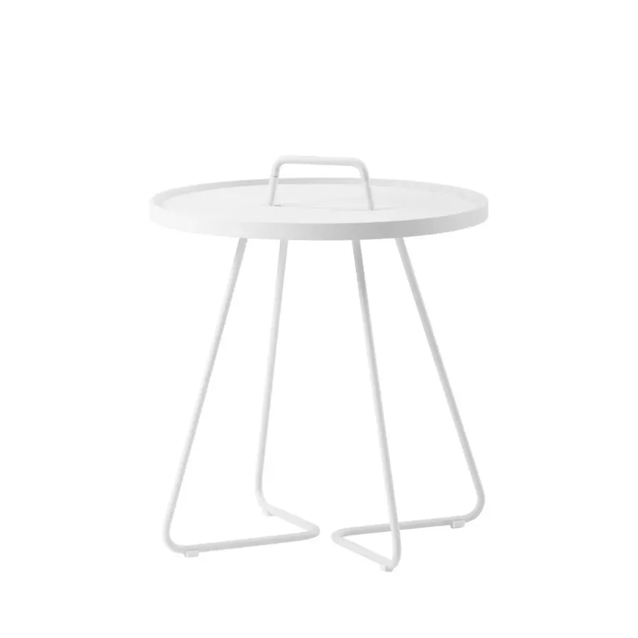 Table On the Move Ø44 cm, White