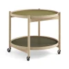 Table roulante Bølling Tray Table model 60, leaf, structure en chêne non traité