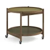 Table roulante Bølling Tray Table model 60, leaf, structure en chêne huilé fumé