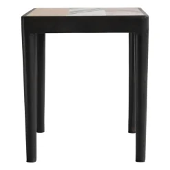 Table Tairu 38x38 cm striped, Peach-Calacatta-Yellow