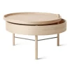 Table Turning, chêne nature-chrome