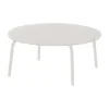 Table YUA lounge Ø80 cm, Silk grey