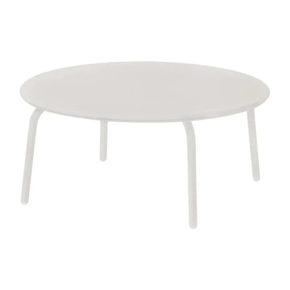 Table YUA lounge Ø80 cm, Silk grey