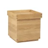 Table/plateau Japanese 44x44 cm, dark oak, small