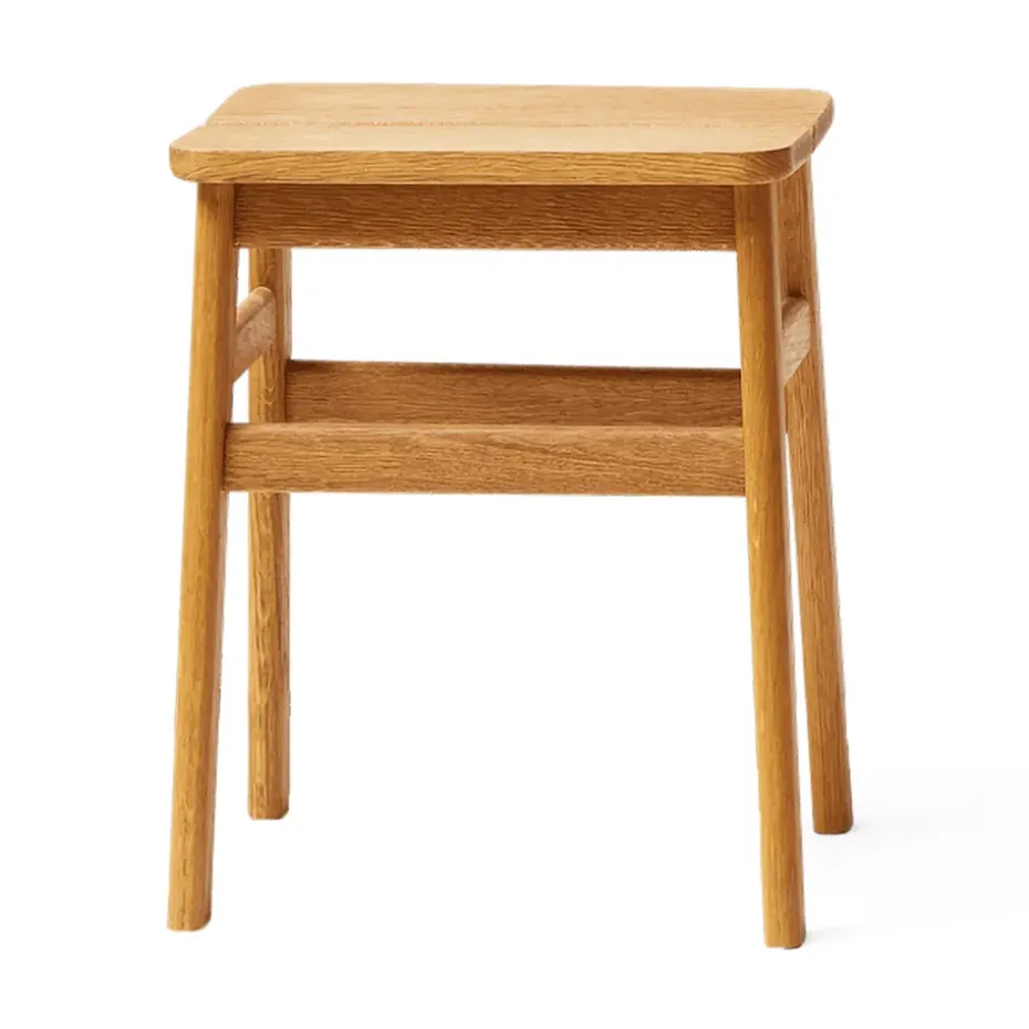 Tabouret Angle Standard 45 cm, Chêne