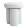 Tabouret Big Foot Ø38x43 cm, Bouclé