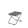 Tabouret Chico Soft, Anthracite-support en aluminium