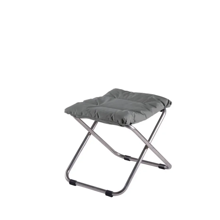 Tabouret Chico Soft, Anthracite-support en aluminium