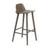 Tabouret de bar 65 cm Nerd, Stained dark brown