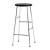 Tabouret de bar Cornet 75 cm, Soft black oak-chrome