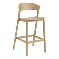 Tabouret de bar Cover, Chêne