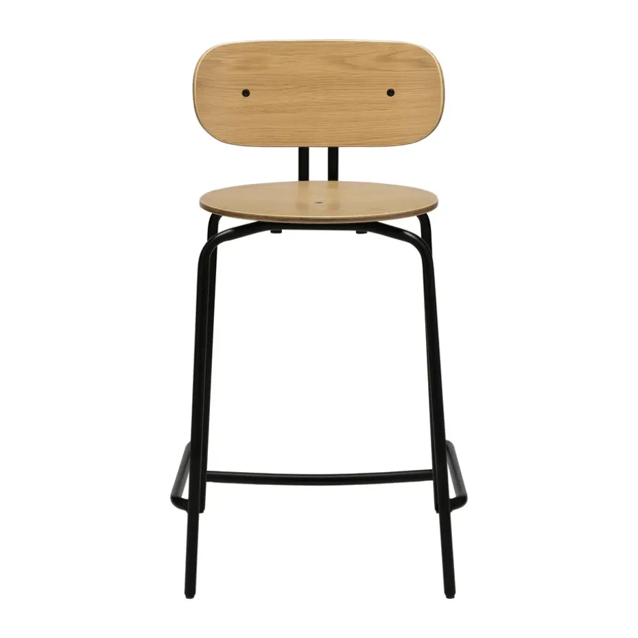Tabouret de bar Curious 65 cm, Oak-black