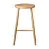 Tabouret de bar J27C, Beech nature lacquered
