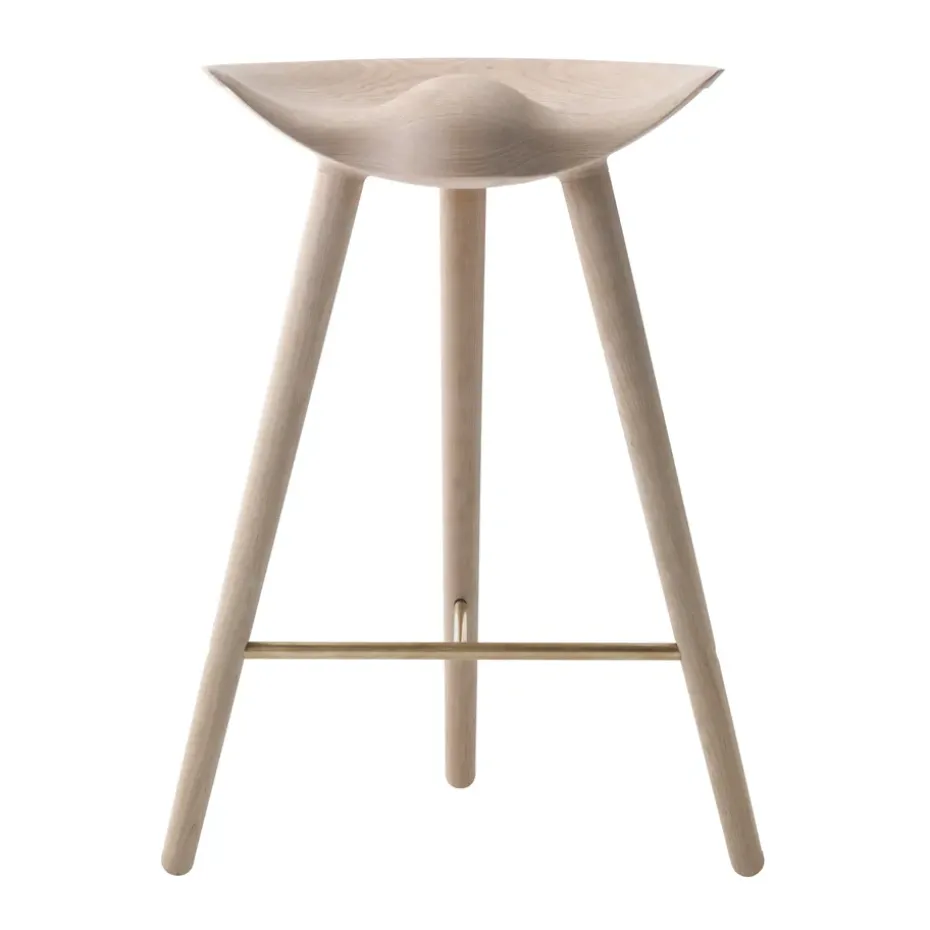 Tabouret de bar ML42 69 cm, Chêne-acier