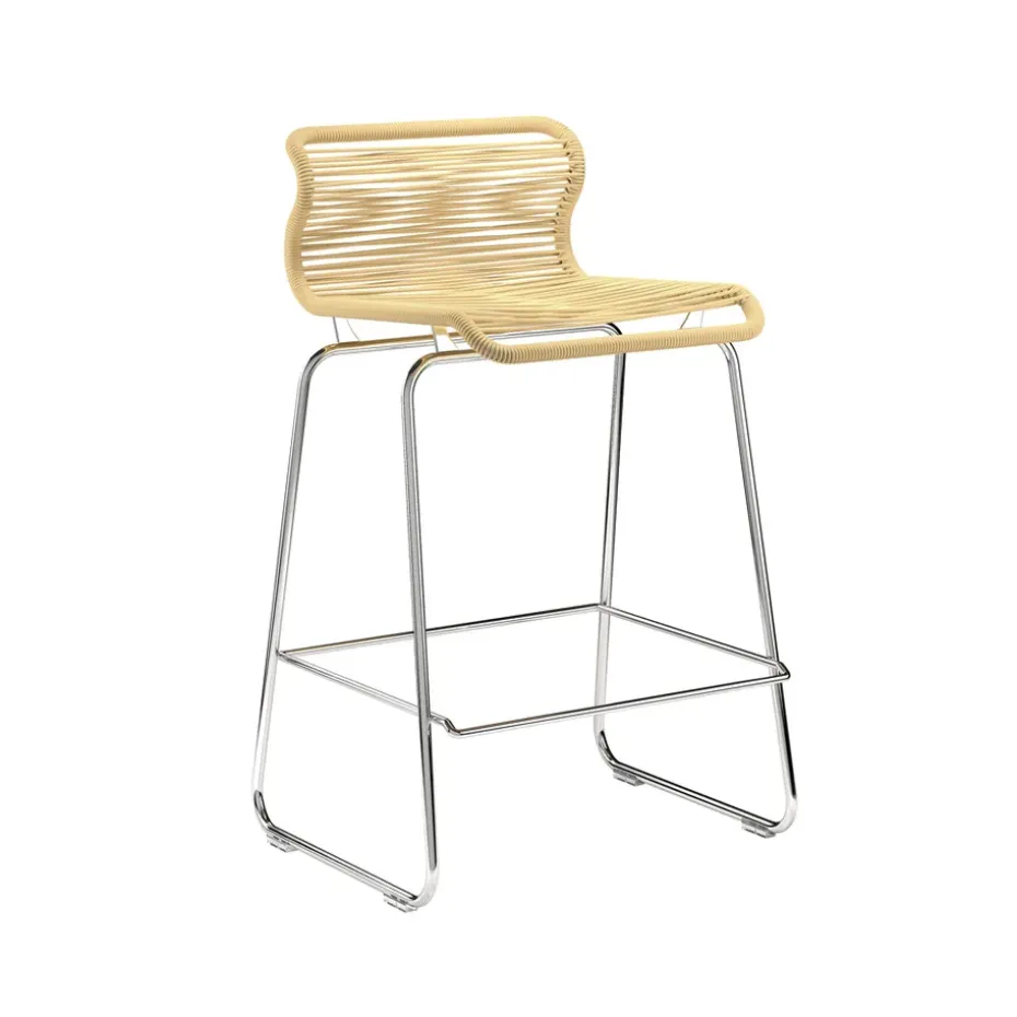 Tabouret de bar Panton One kitchen, vincent, acier inoxydable