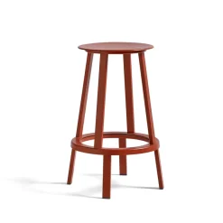 Tabouret de bar Revolver, Red, low