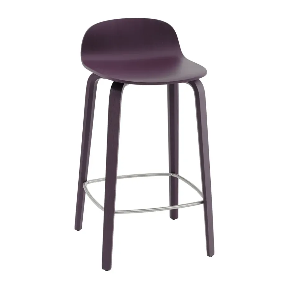 Tabouret de bar Visu 65 cm, Dark plum