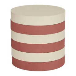 Tabouret empilable Iro, Vanilla-nutmeg