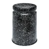 Tabouret Last Ø32x44 cm, Black-white splatter