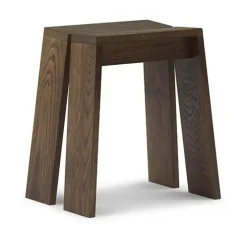 Tabouret Let, Brown Stained Ash