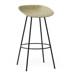 Tabouret Mat Barstool 75 cm, Seaweed-black steel