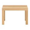 Tabouret Moebe Peg petit 35x27,5x22 cm, Chêne