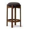 Tabouret Pioneer haut, Vidar 386-chêne laqué teinté fumé