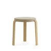 Tabouret Tap, sand, pieds en chêne