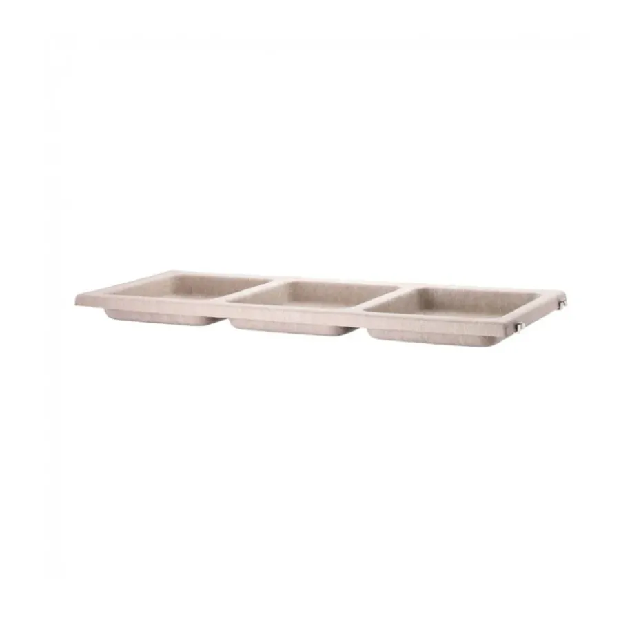 Étagère à bols String, Beige, 78x30 cm