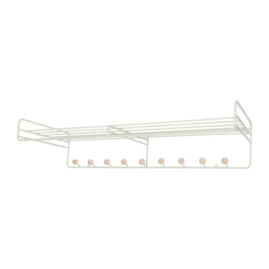 Étagère à chapeaux Bill Hat Rack L, Greige
