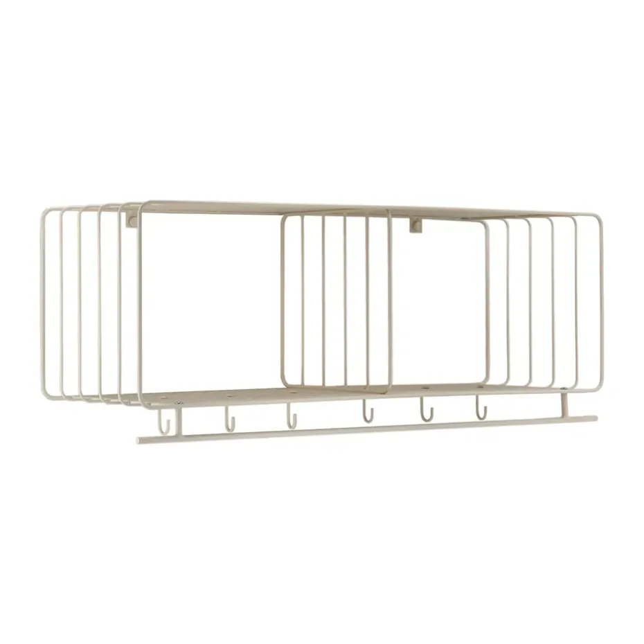 Étagère à chapeaux Nod 90 cm, Beige