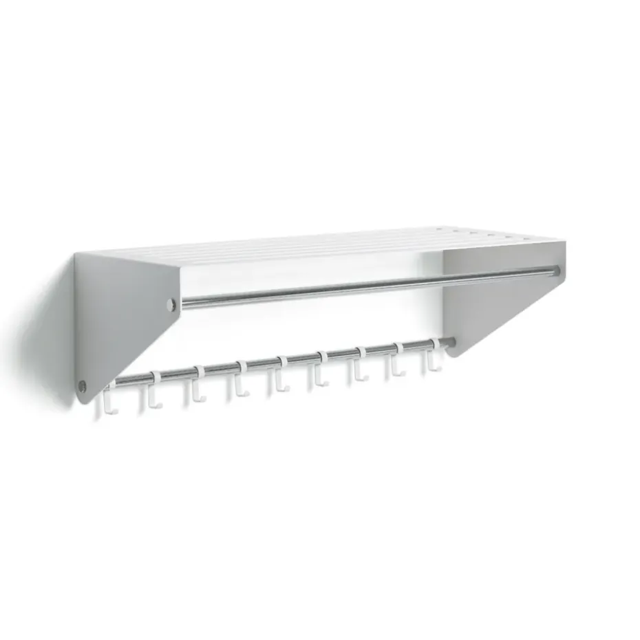 Étagère à chapeaux Sticks, blanc