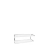 Étagère à chaussures Classic 650, blanc/chrome, 2 niveaux, 50 cm