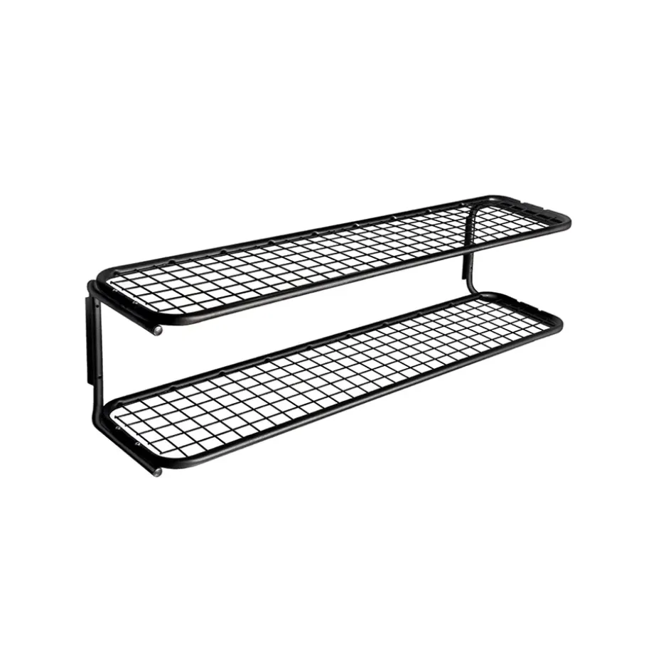 Étagère à chaussures Classic 650, noir/noir, 2 niveaux, 60 cm