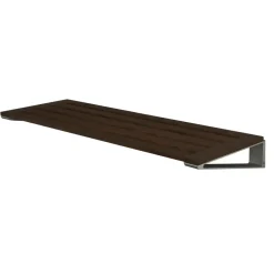 Étagère à chaussures Knax, chêne fûmé