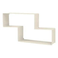 Étagère à livres Matégot Dedal, Cream White Semi Matt