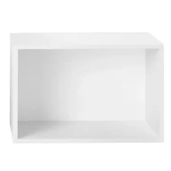 Étagère avec panneau Stacked 2.0, grand, blanc