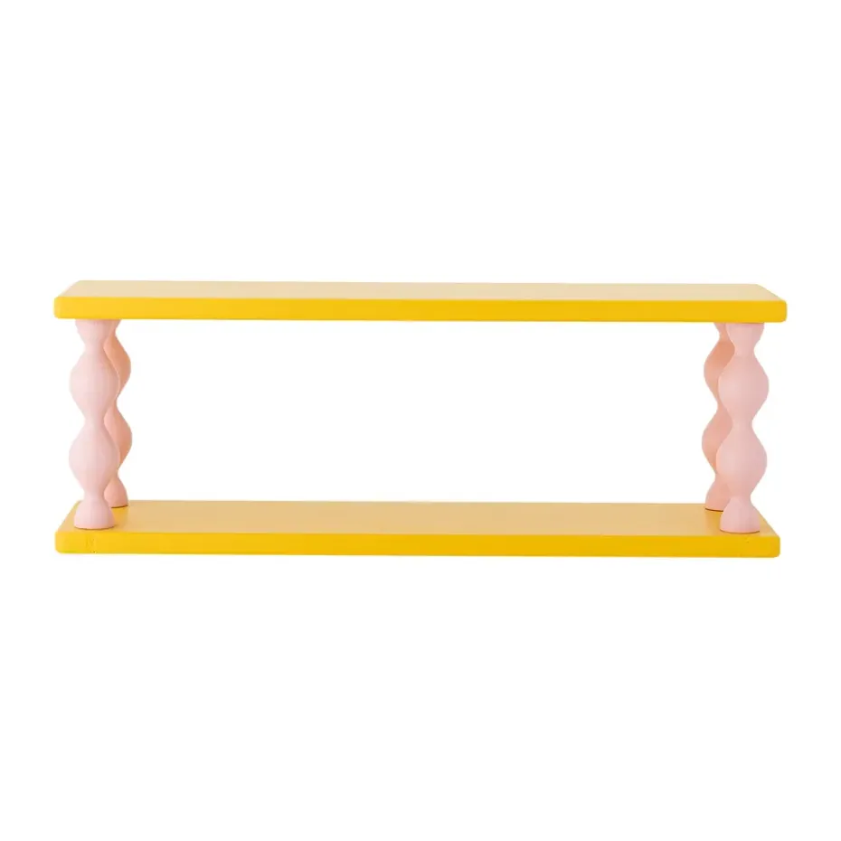 Étagère Bibiola 60x21,5 cm, Jaune