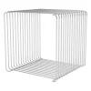 Étagère cube Panton Wire Single 34,8x34,8x34,8 cm, Chrome