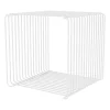 Étagère cube Panton Wire Single 34,8x34,8x34,8 cm, Snow
