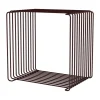 Étagère cube Panton Wire Single 34,8x34,8x25,7 cm, Black red