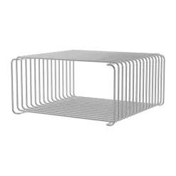 Étagère demi-hauteur Panton Wire 34,8x17,2x34,8 cm, Chrome