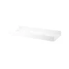 Étagère en métal String, blanc, 78x30 cm, bord haut