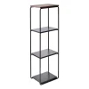 Étagère Mixrack Floor Shelf L 26x19x82,2 cm, Stained oak-black