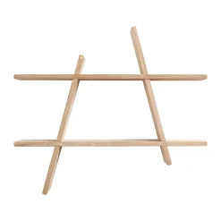 Étagère murale A-Shelf Large 78x12x67 cm, Oak